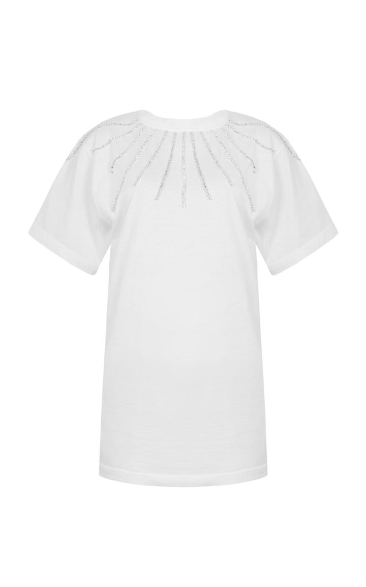 Dalood Crystal Embellished T-shirt
