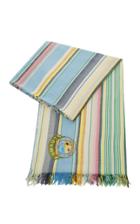 Loewe Multicolored Cotton-striped Scarf