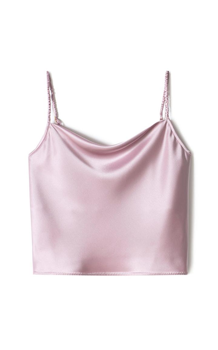 Moda Operandi Nanushka Abby Ruched Satin Top