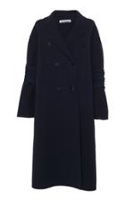 Jil Sander Fidenza Ruched Sleeve Coat