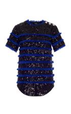 Balmain Sequined Fringe T-shirt