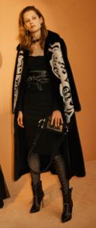 Elie Saab Specialorder-long Mink Coat With Motif-cc
