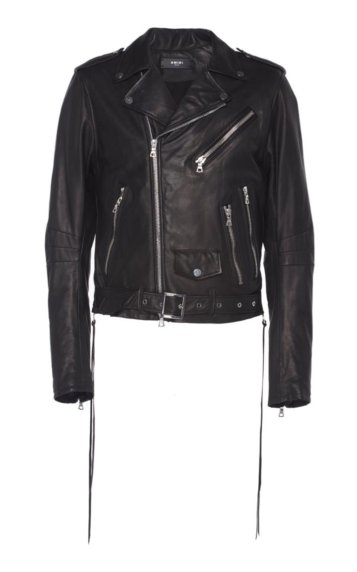 Amiri Leather Biker Jacket