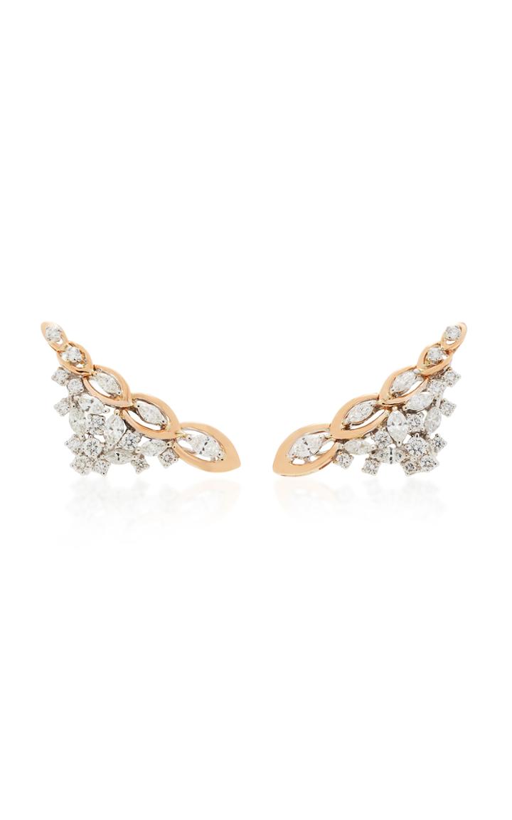 Yeprem Pink Strada Clip Earrings