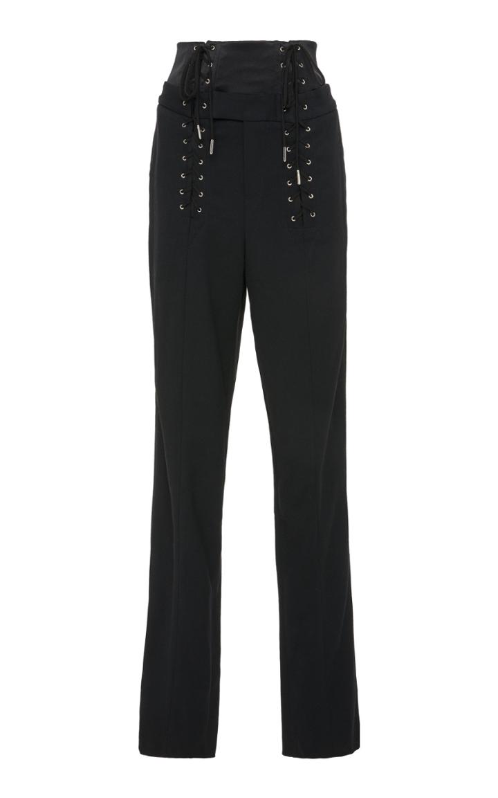 Fleur Du Mal Corset Lace Up Pant