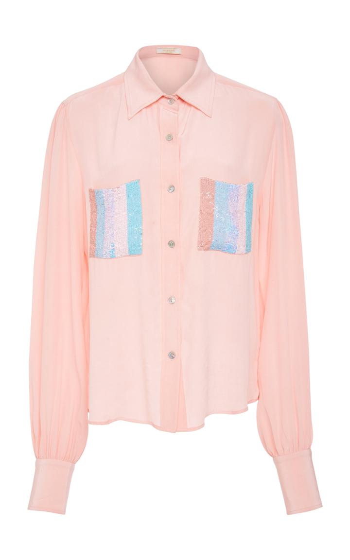 Verandah Rainbow Crepe De Chine Top