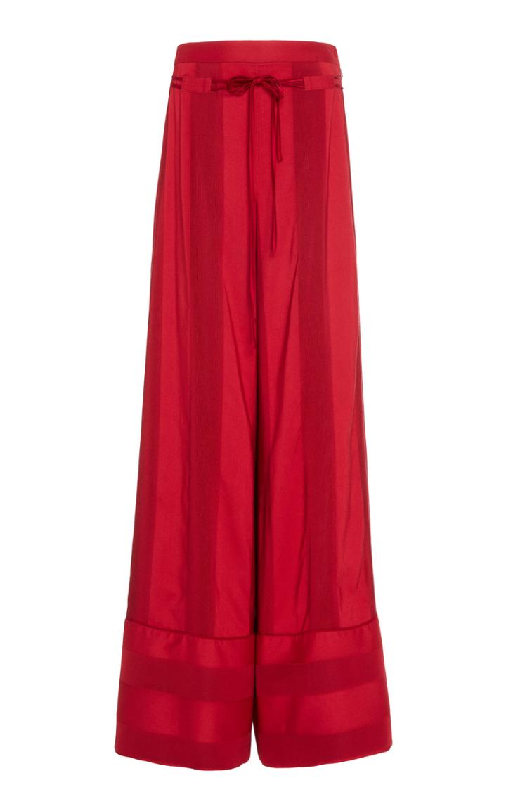 Hellessy Rawlings Wide-leg Jacquard Pants