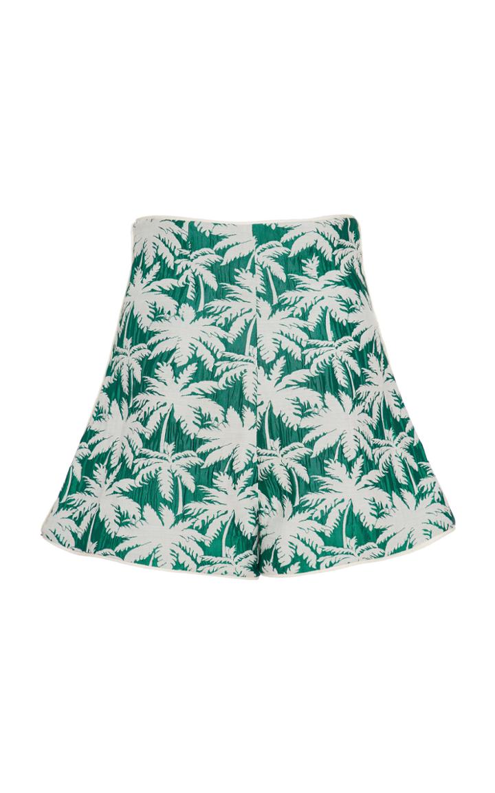 Alexis Carla Printed Jacquard Mini Shorts