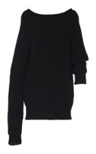 Michael Kors Collection Shaker Ruched Sleeve Pullover