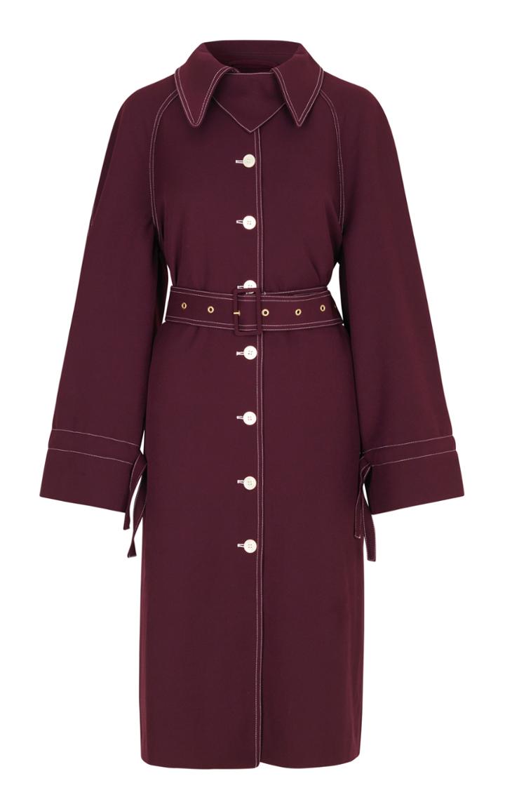 Stine Goya Flo Collared Trench Coat