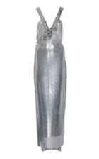 Paco Rabanne Metal Mesh V-neck Dress