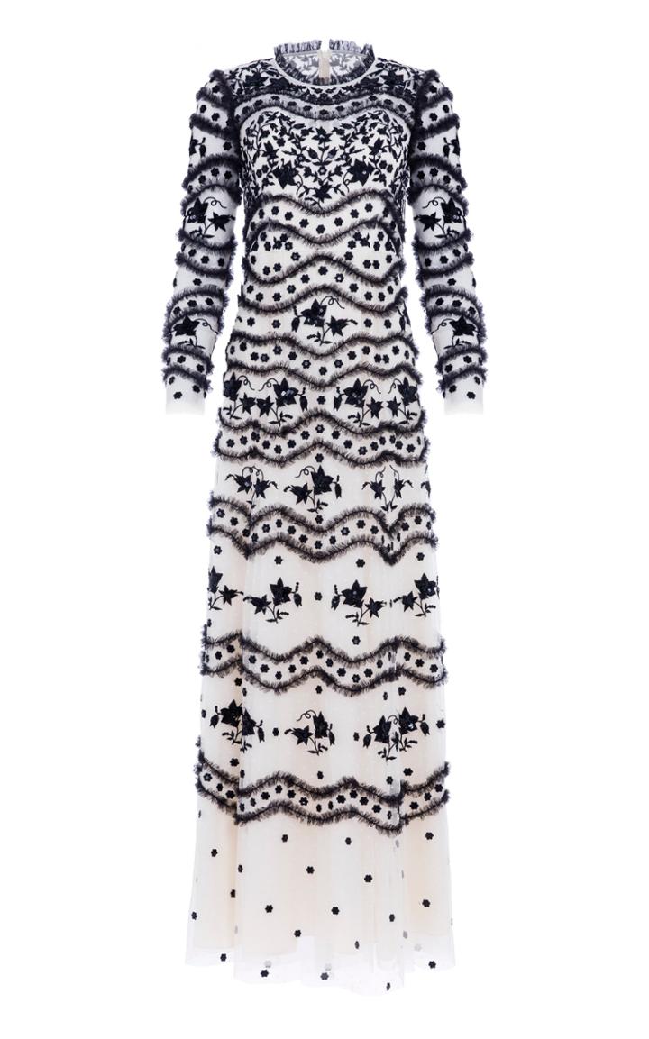Needle & Thread Ruffle Bloom Gown Size: 6