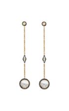 Moritz Glik Diamond Long Kaleidoscope Shaker Earrings