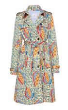 Stella Jean Corncob Cotton Blend Trench