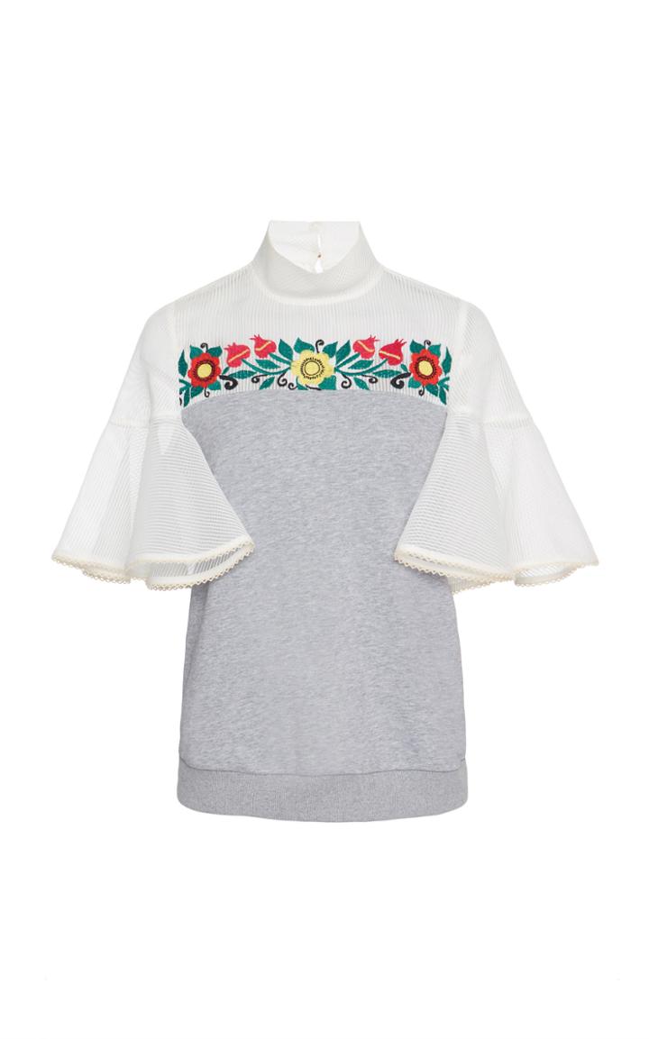 Zayan The Label Val Short Sleeve Sweater