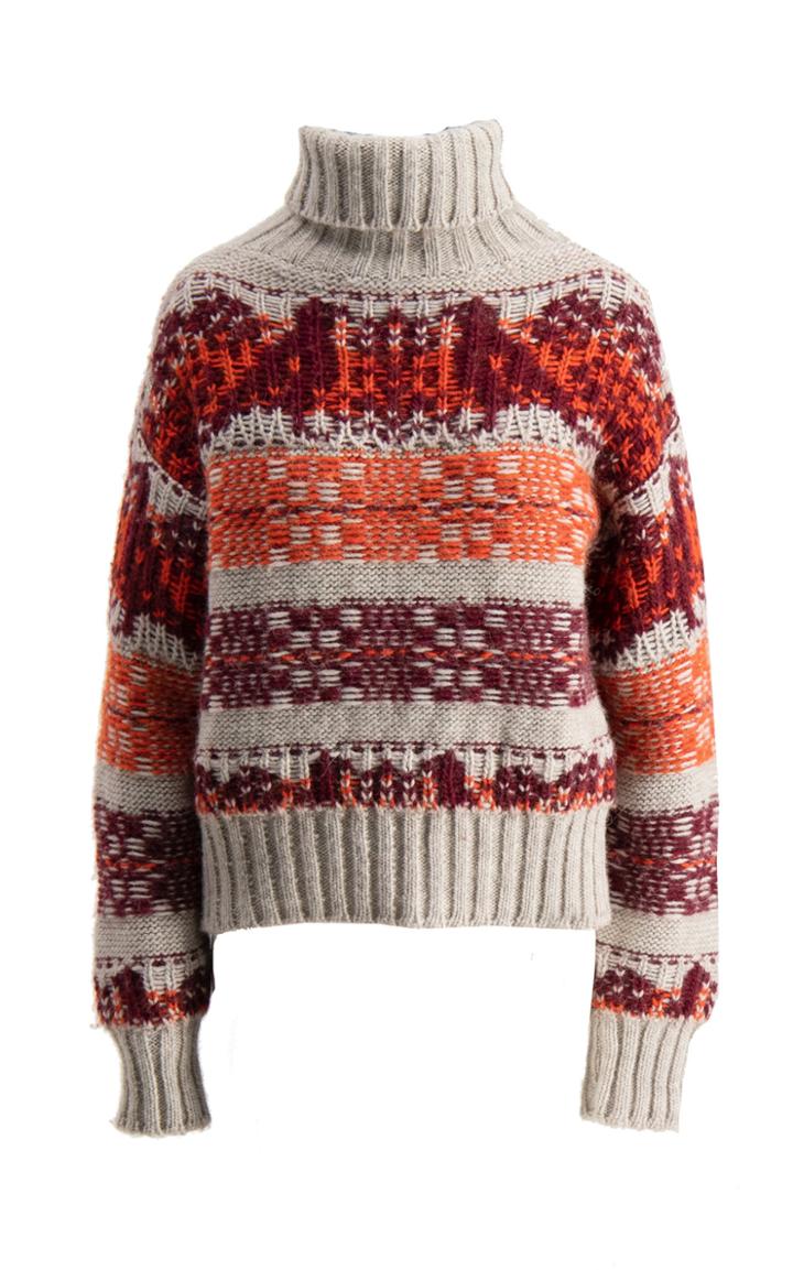 Holzweiler Cropped Wool-blend Knit Sweater