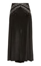 Paco Rabanne Embellished Satin Skirt