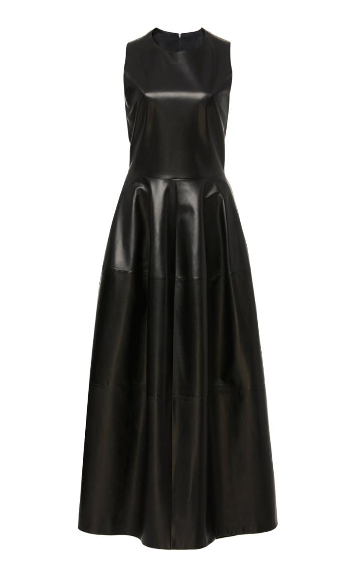 Rosetta Getty Lambskin Lantern Dress