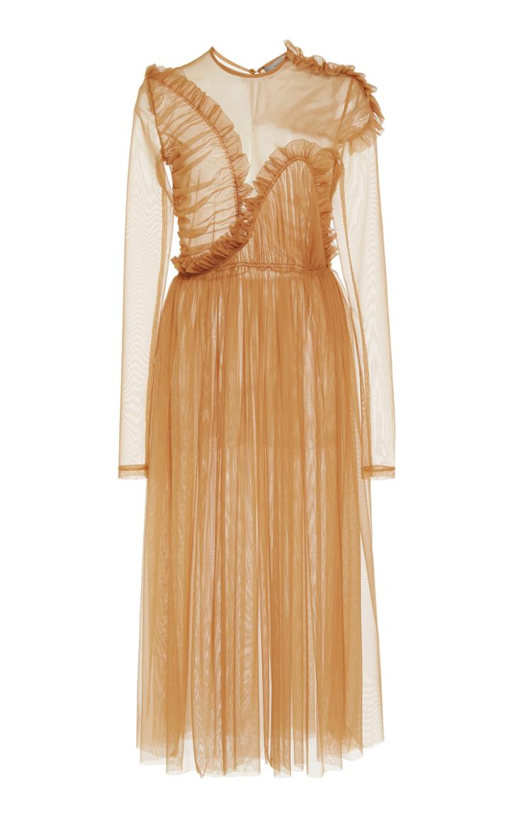 Moda Operandi Preen By Thornton Bregazzi Echo Sequined Tulle Dress Size: Xs