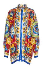 Dolce & Gabbana Long Sleeve Printed Blouse