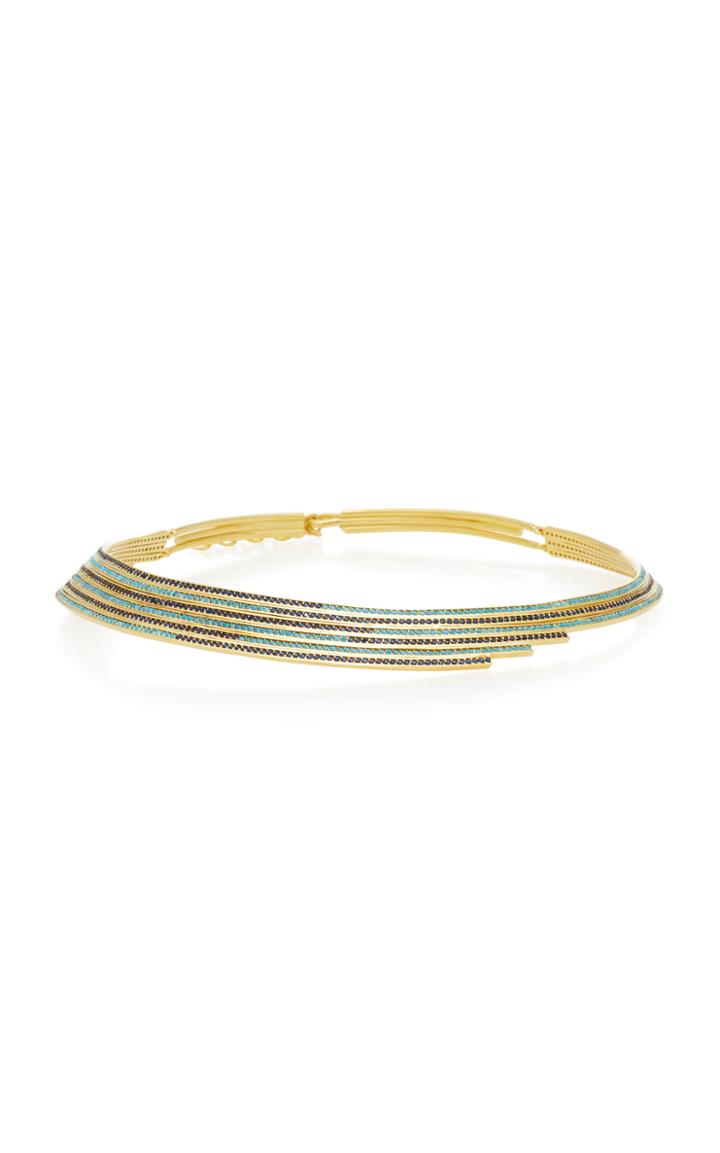 Joanna Laura Constantine Gold-plated Linear Necklace
