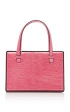 Loewe Small Postal Lizard-effect Top Handle Bag