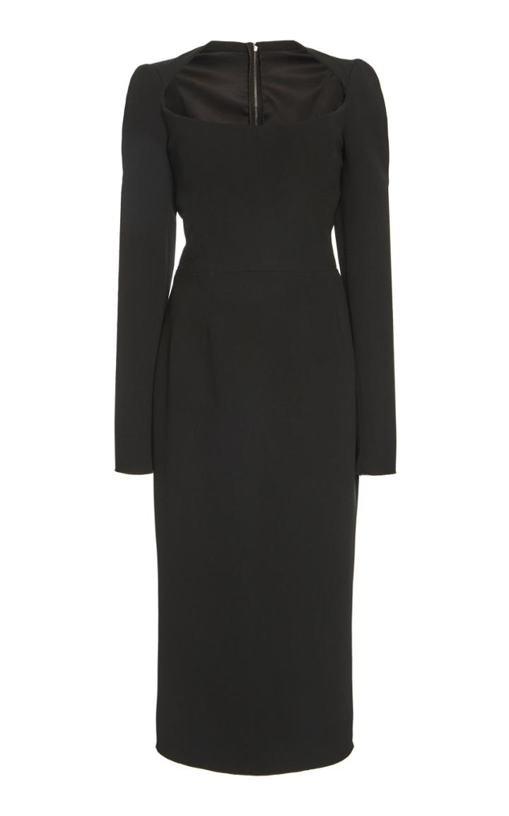 Dolce & Gabbana Cady Midi Dress Size: 36
