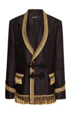 Dolce & Gabbana Fringed Jacquard Robe Jacket