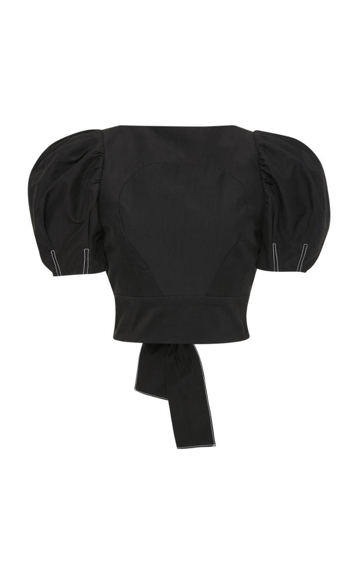 Rachel Gilbert Cher Cotton-blend Sleeve Top