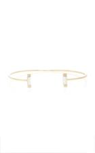 Sydney Evan Double Stone Roll Bangle