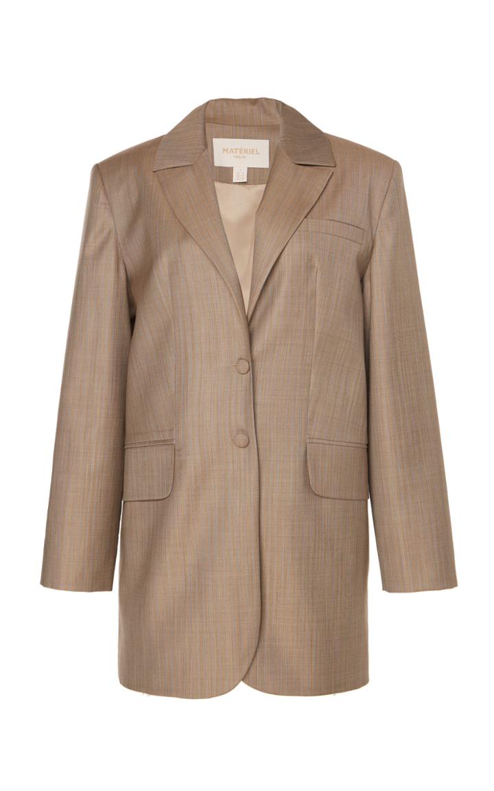 Matriel Pinstriped Blazer