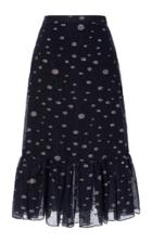 Prabal Gurung Flared Polka Dot Skirt