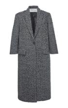 Moda Operandi Valentino Oversized Embroidered Wool-blend Coat