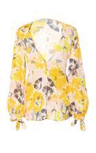 Alice Mccall Passionfruit Bow Sleeve Blouse