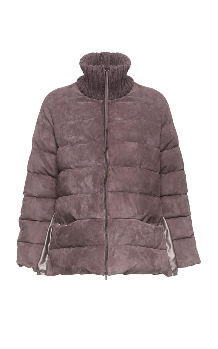 Fabiana Filippi Suede Down Coat
