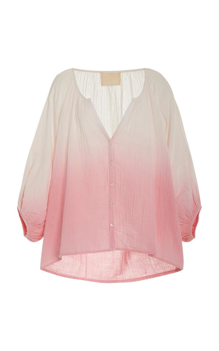 Anaak Nira Cotton Peasant Blouse