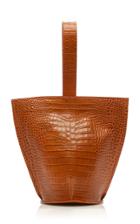 Moda Operandi Rejina Pyo Riley Croc-effect Leather Bucket Tote