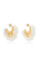 Bibi Marini Candelaria Gold-plated And Crystal Hoop Earrings