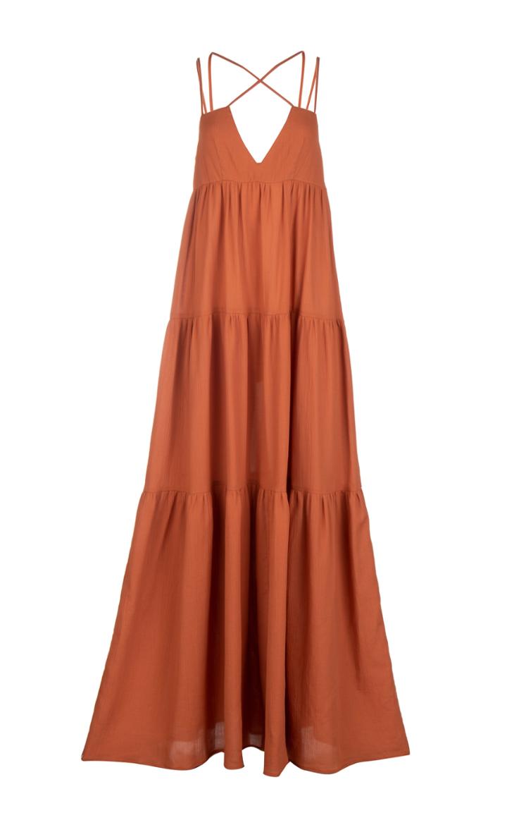 Moda Operandi Matthew Bruch Cotton Tent Maxi Dress