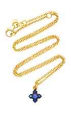 Ila Igafe 14k Gold Blue Sapphire Necklace