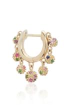 The Last Line 14k Gold And Multi-stone Earring
