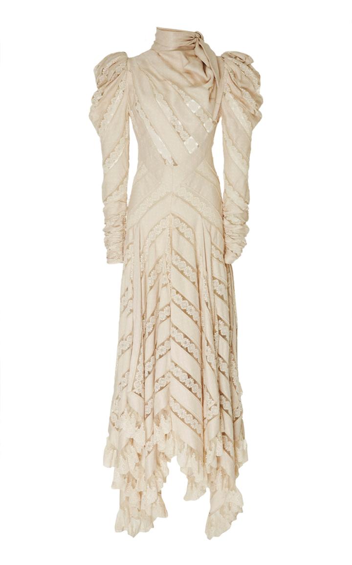 Zimmermann Unbridled Chevron Panel Dress