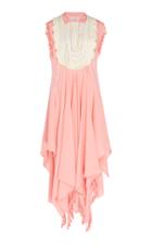 Jw Anderson Maxi Cupro Bib Dress