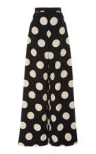 Christian Siriano Printed Wide Leg Trouser Size: 10