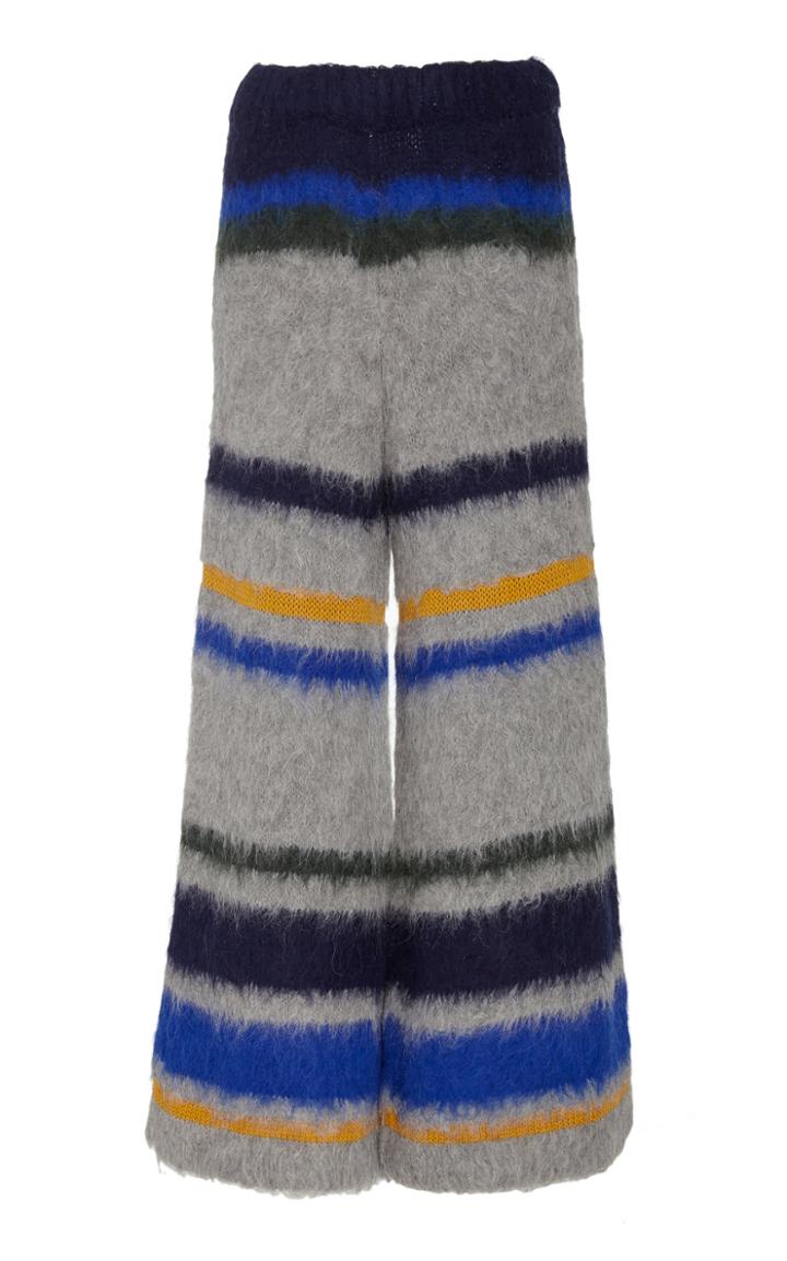 Escvdo Shell Suri Knit Brushed Alpaca Pants