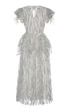 Moda Operandi Rodarte Crystal-embellished Chiffon Midi Dress