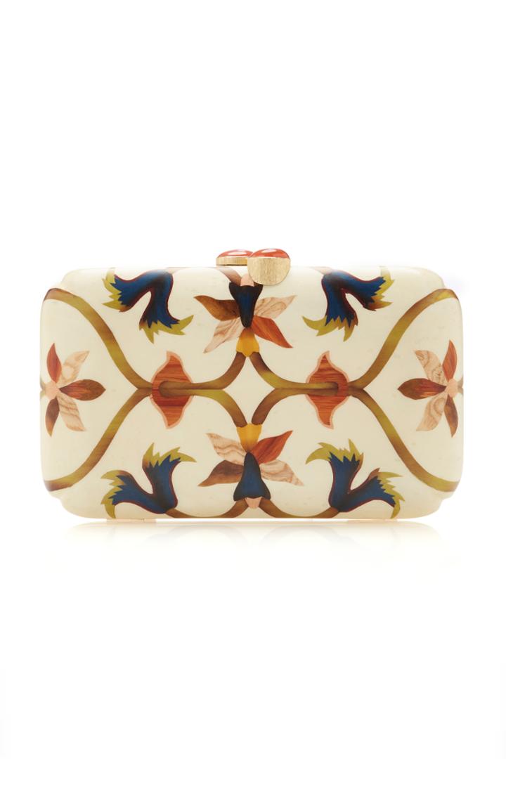 Silvia Furmanovich Marquetry Taj Mahal Clutch