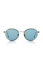 Thom Browne Sun Round Gold-tone Metal Sunglasses