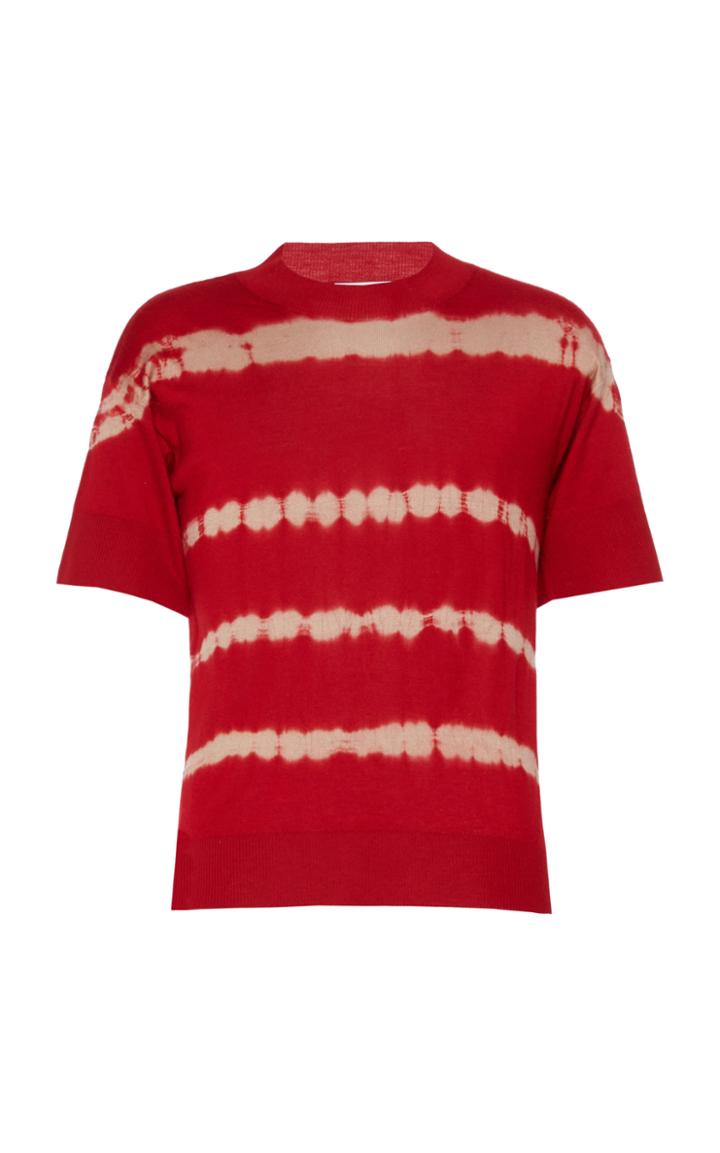 Rochas Short Sleeve Crewneck Sweater