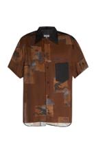 Lanvin Tattoo Encyclopedia Print Viscose Shirt